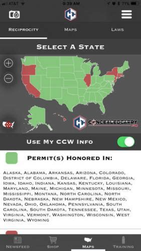 Many states will allow you to submit business once the application. Gun Mobile App - Reciprocity - Law - Training | Concealed ...