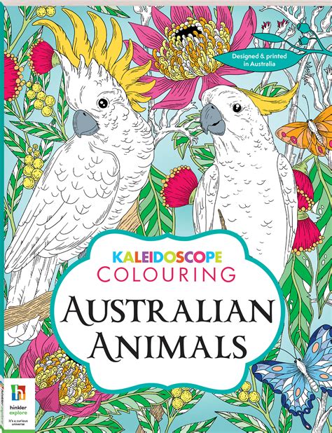 Kaleidoscope Colouring Australian Animals Books Adult Colouring