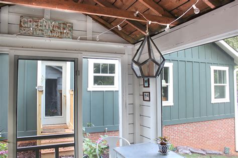 Modern Farmhouse Style In The Screened Porch And A Giveaway