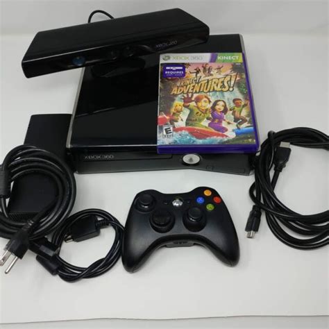 Microsoft Xbox 360 S With Kinect 250gb Glossy Black Console Ntsc For Sale Online Ebay