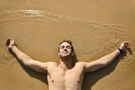 Tanned Guy On Beach Stock Image Image Of Lifestyle