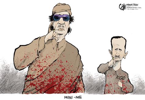 Moammar Gadhafi Political Cartoons Caffeinated Politics