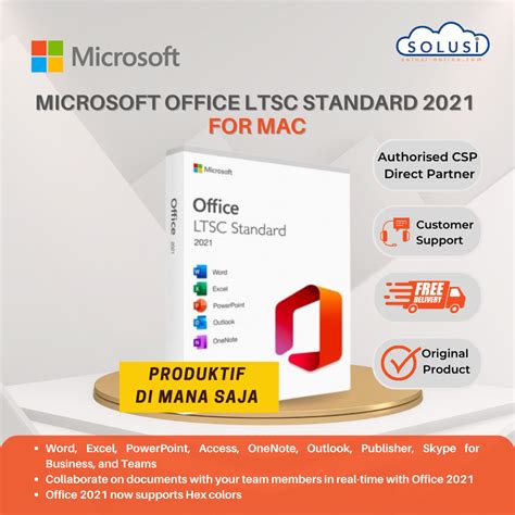 Harga Jual Lisensi Microsoft Office LTSC Standard 2021 For Mac Original