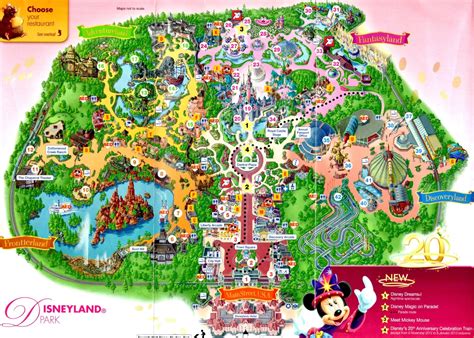 Disney Disneyland Disneyland Paris Disneyland Map