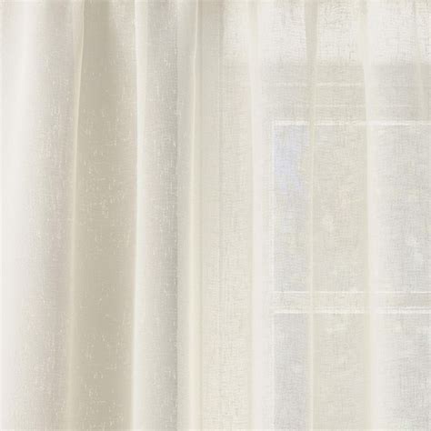 Boucle Cream Tape Top Single Voile Panel Voile Panels Voiles Paneling