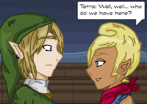 Link And Tetra Link And Tetra The Legends Legend Of Zelda