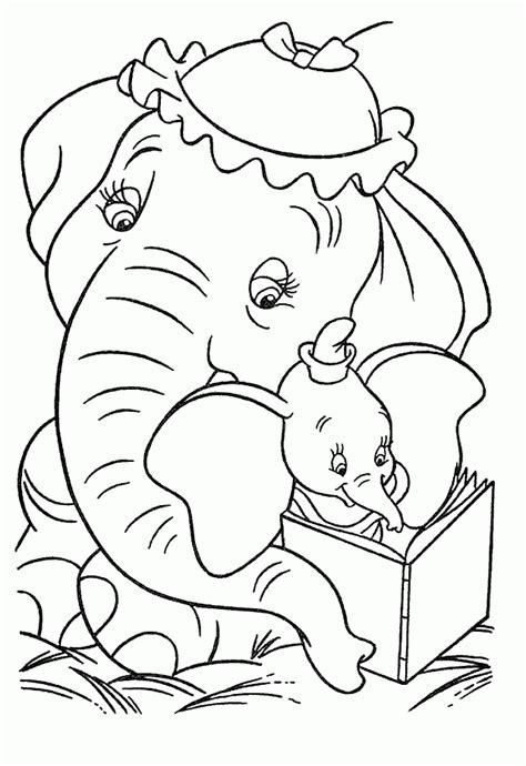 Outline elephant family coloring page. Pin on Coloring Books_All