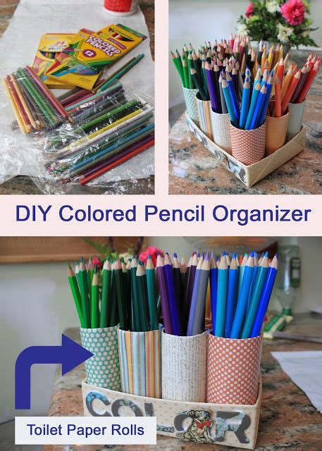 My Great Challenge Diy Colored Pencil Organizer Pencil Organizer