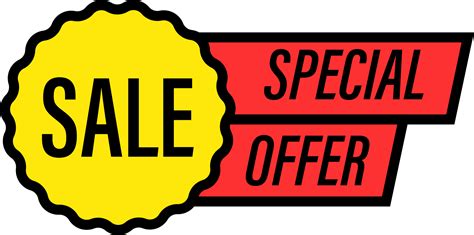Vintage Special Offer Sale Tag Vector Design 9314513 Png