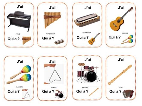 les instruments de musique la maternelle de vivi instrument de musique jeux de musique