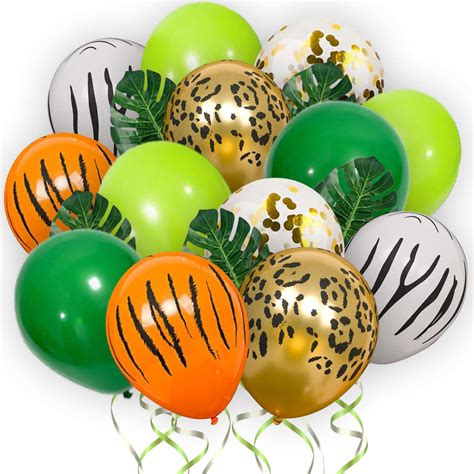 Buy Blocesa Jungle Safari Party Balloons Arch Garland Kit 60 Pack