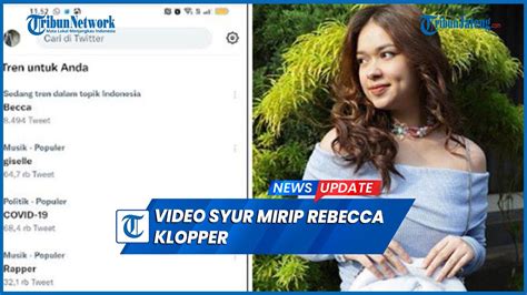 Viral Video Syur Mirip Aktris Rebecca Klopper Ramai Diperbincangkan