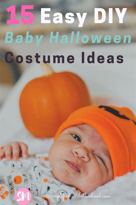 15 Easy Diy Baby Halloween Costume Ideas Simplified Motherhood