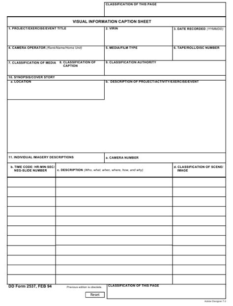 Dd Form 2537 Fill Out Sign Online And Download Fillable Pdf