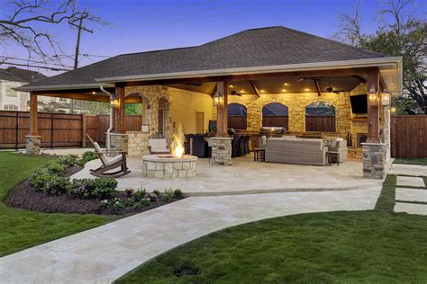 Expanded Outdoor Living Area In Houston Texas Custom Patios