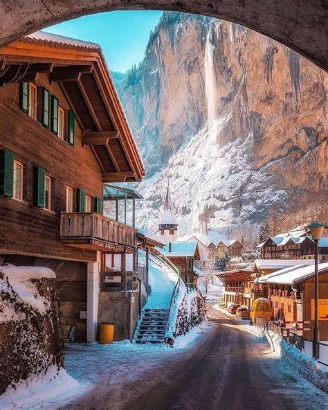Lauterbrunnen With Its 72 Waterfalls Is A Sight In Summer And In Winter And Always Worth A Visit