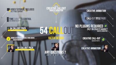 Free After Effects Call Outs Template Downloads | Mixkit