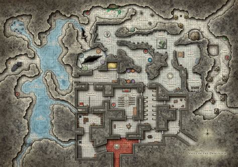 Mike Schley Individual Map Downloads Vault Of The Dracolich Poster