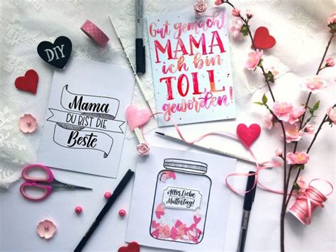 Doch dies erweist sich als äußerst schwer. Muttertagskarten Selbermachen (DIY) | Muttertagskarte ...