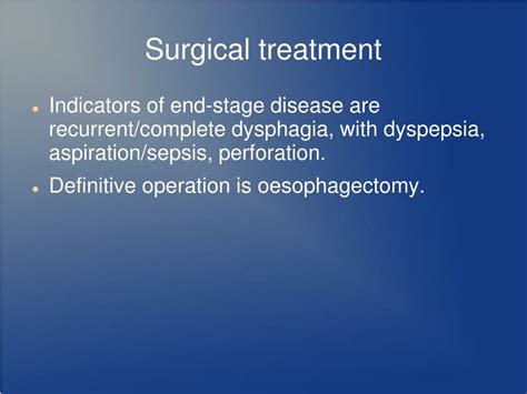 Colonic injuries that are managed with resection are associated with a high complication rate regardless of whether an anastomosis or colostomy is performed. PPT - Colonic interposition for benign oesophageal disease ...