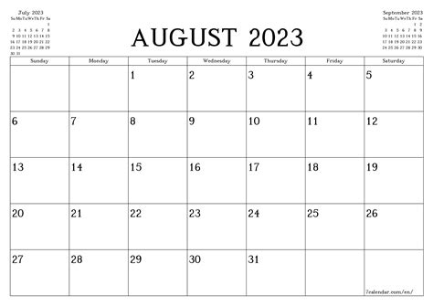 August Editable Calendar 2023 Mobila Bucatarie 2023 Vrogue
