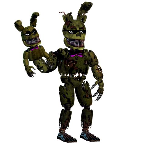 Image Nightmare Springtrap Playspng Five Nights At Freddys Wikia