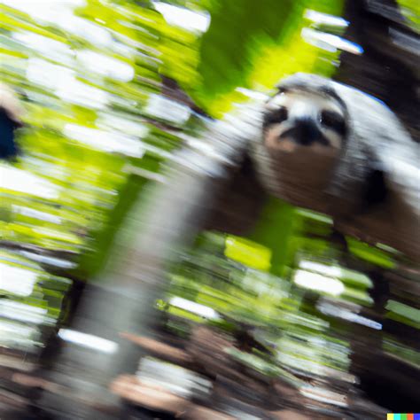 high-speed sloth : r/dalle2