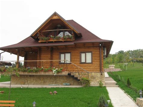 Wood Houses Made In Moldova By The Company Eximius