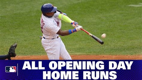 All Home Runs From 2020 Opening Day Youtube
