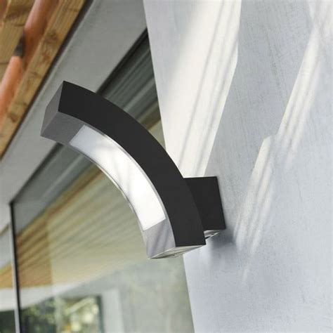Vaste choix d'éclairages muraux et d'appliques extérieurs avec détecteur pour la maison et le jardin lampes led économes résistantes à l'eau de mer découvrez. Applique LED Blooma Ross gris anthracite | Applique ...