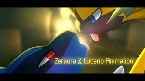 Zeraora Lucario Animation Strayer