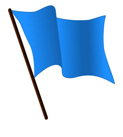 Flags Clipart Flag Banner 9 Clip Art Blue Flag Clipart Transparent