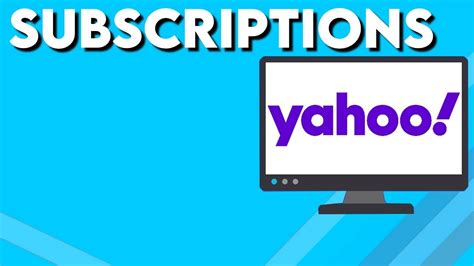 How To See Your Subscriptions On Yahoo Mail Youtube