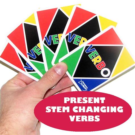 Verbo Spanish Card Game Present Tense AR Verbs Spanish Teacher S