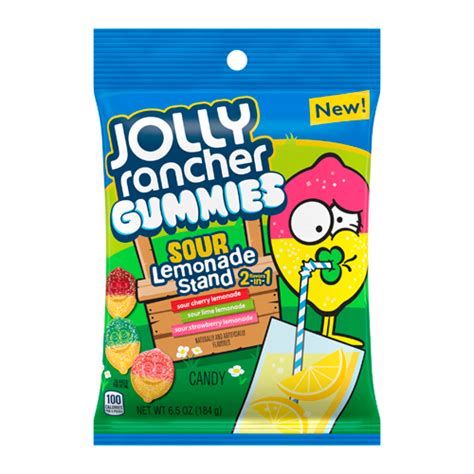 Jolly Rancher Gummies Sour Lemonade Stand Slik Slikworld ∙ 4495 Dkk