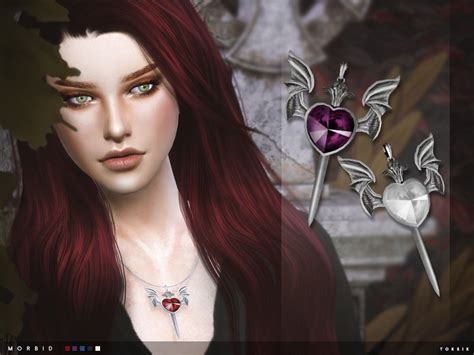 Sims 4 Ccs The Best Morbid Necklace By Toksik