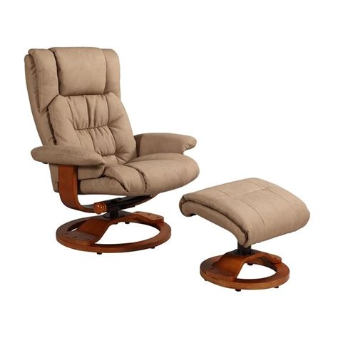 The best choice of upholstery for your swivel glider rocker chair with ottoman depends on the design scheme of your living room. Mac Motion Oslo Leather Swivel Recliner with Ottoman in ...