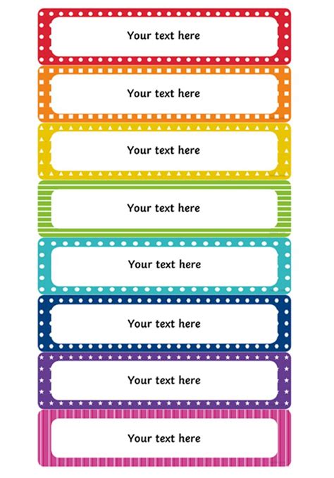 Editable Multicolour Tray Labels Classroom Labels Printables Free
