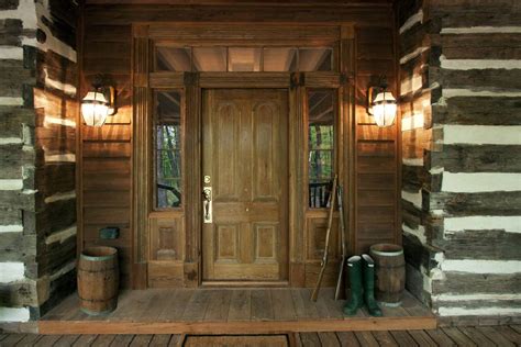 21 Great Example Of Rustic Double Front Door Designs