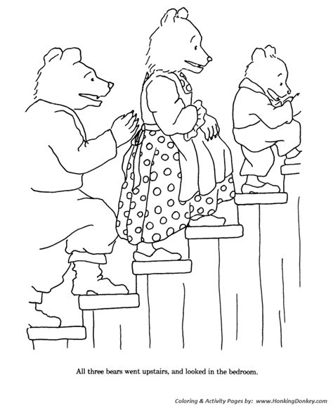 Goldilocks and the bears eat porridge. Three Bears Drawing at GetDrawings | Free download