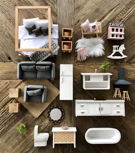 The Ultimate Furniture Package For 112 Scale Dollhouse Modern