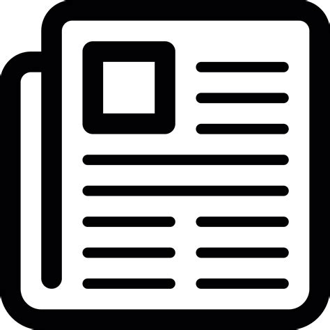 File Linecons Wikimedia Commons Newspaper Icon Png Clipart Full