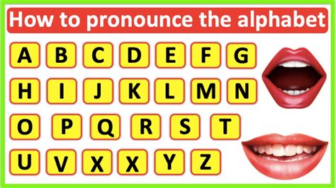 Alphabet Pronunciation 👄🇬🇧 How To Pronounce The Alphabet Letters