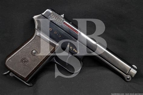 Cz Vz 38 P39t 380 Acp 4 78″ Blue Semi Automatic Pistol Mfd 1939 C