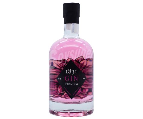 1831 Ginebra Premium Rosa Destilada 5 Veces Botella De 70 Cl