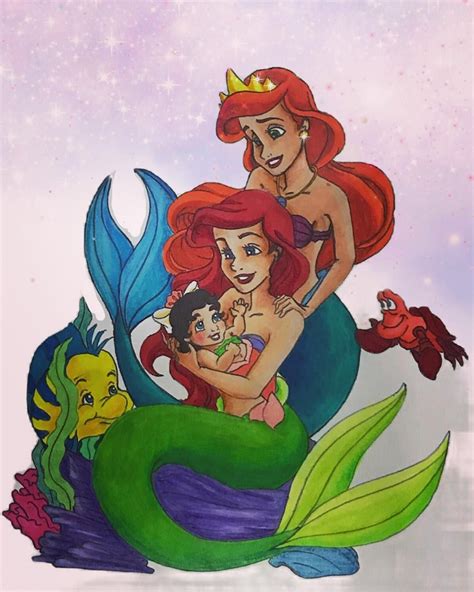 Mermaid Disney Disney Little Mermaids Disney Ariel Mermaid Art