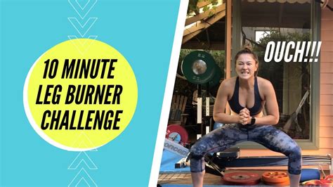 10 Minute Leg Burner Workout Youtube