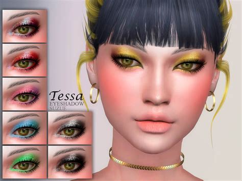 Sims 4 Tessa Eyeshadow N23 By Suzue At Tsr The Sims Book