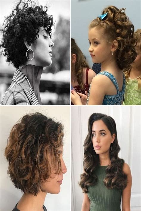 Finer hair typically looks best when the length is at the collarbone or shorter, said holly pistas, artistic director, master makeup and hair designer at gordon if your hair lays flat as a board, is prone to static and shows every scissor mark after a cut. Good Hairstyles For Curly Hair | New Curly Hairstyles For ...
