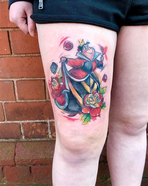 ️The Red Queen | Alice and wonderland tattoos, Wonderland tattoo, Alice in wonderland tattoo sleeve
